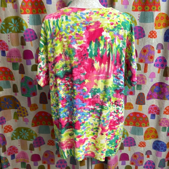 Cimone Colorful Button Down Blouse. Large? - Picture 4 of 8
